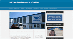 Desktop Screenshot of nik-container.de